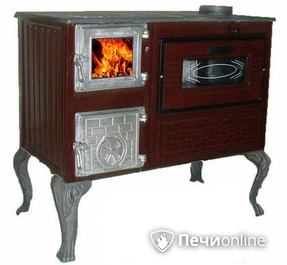 Отопительно-варочная печь МастерПечь ПВ-06 с духовым шкафом, 7.5 кВт в Иркутске